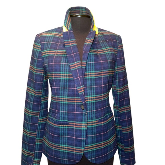 MERONA New Women’s Plaid Blazer - Picture 1 of 12